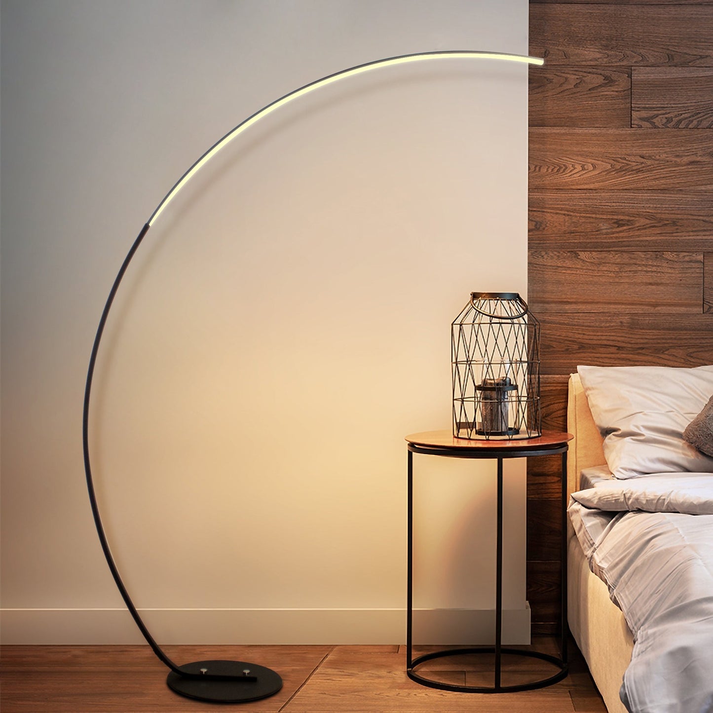 "La Luna" Curved Floor Lamp