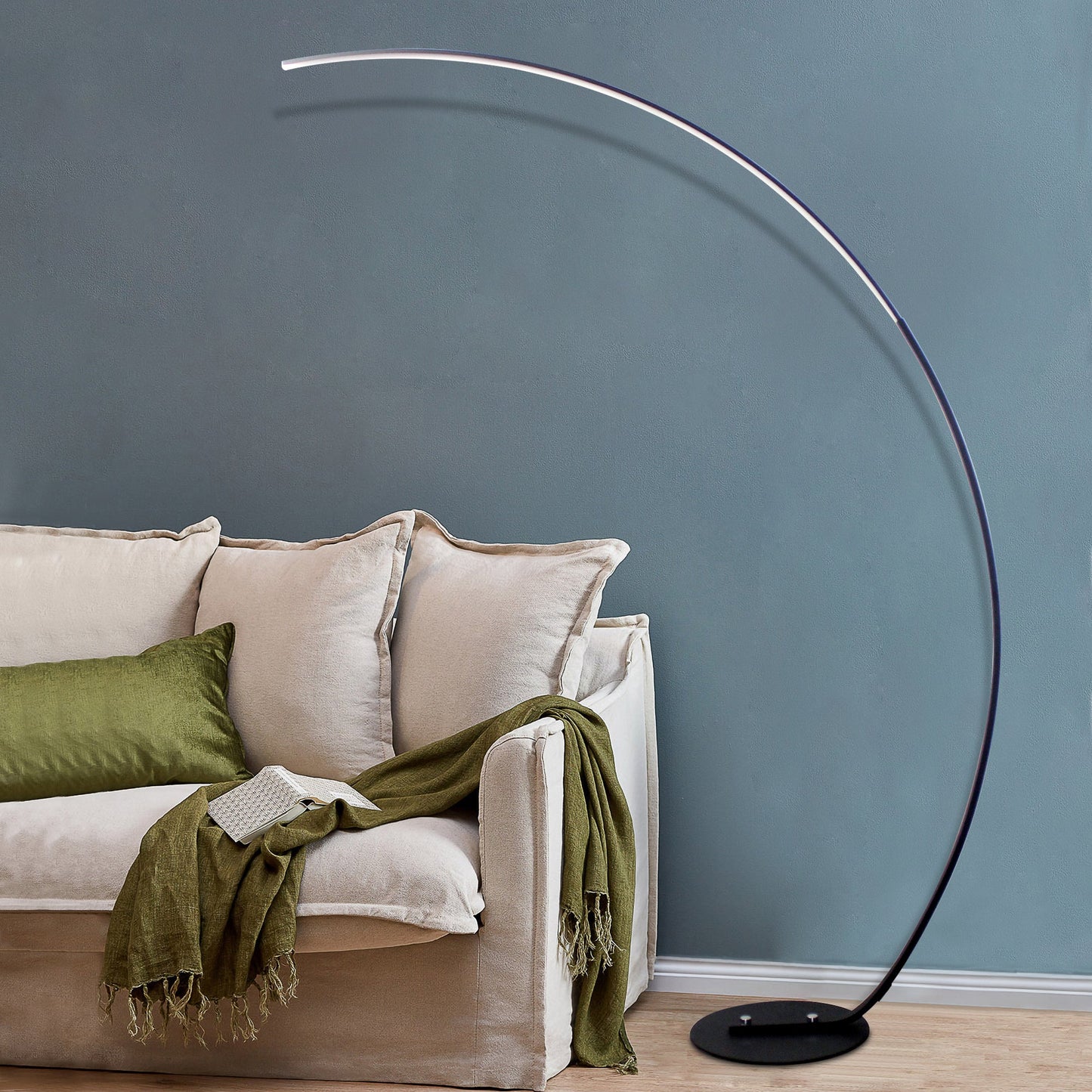 "La Luna" Curved Floor Lamp